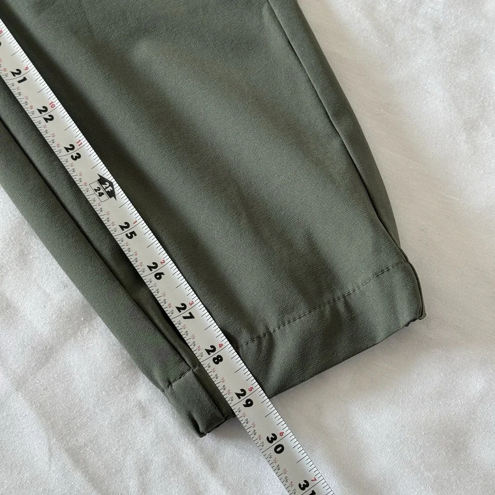 Mizzen + Main Helmsman Pants Mens 34x30 Performance Chino Tech Golf Office Green